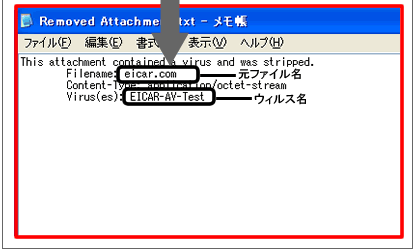 メールウイルスチェック2